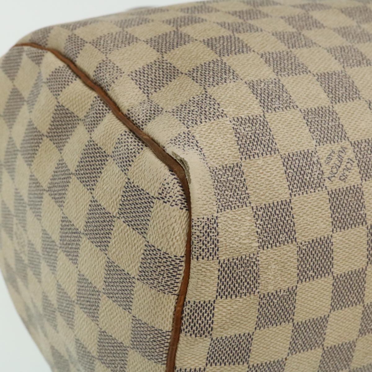 LOUIS VUITTON Damier Azur Speedy 30 Hand Bag N41533 LV Auth yk4090