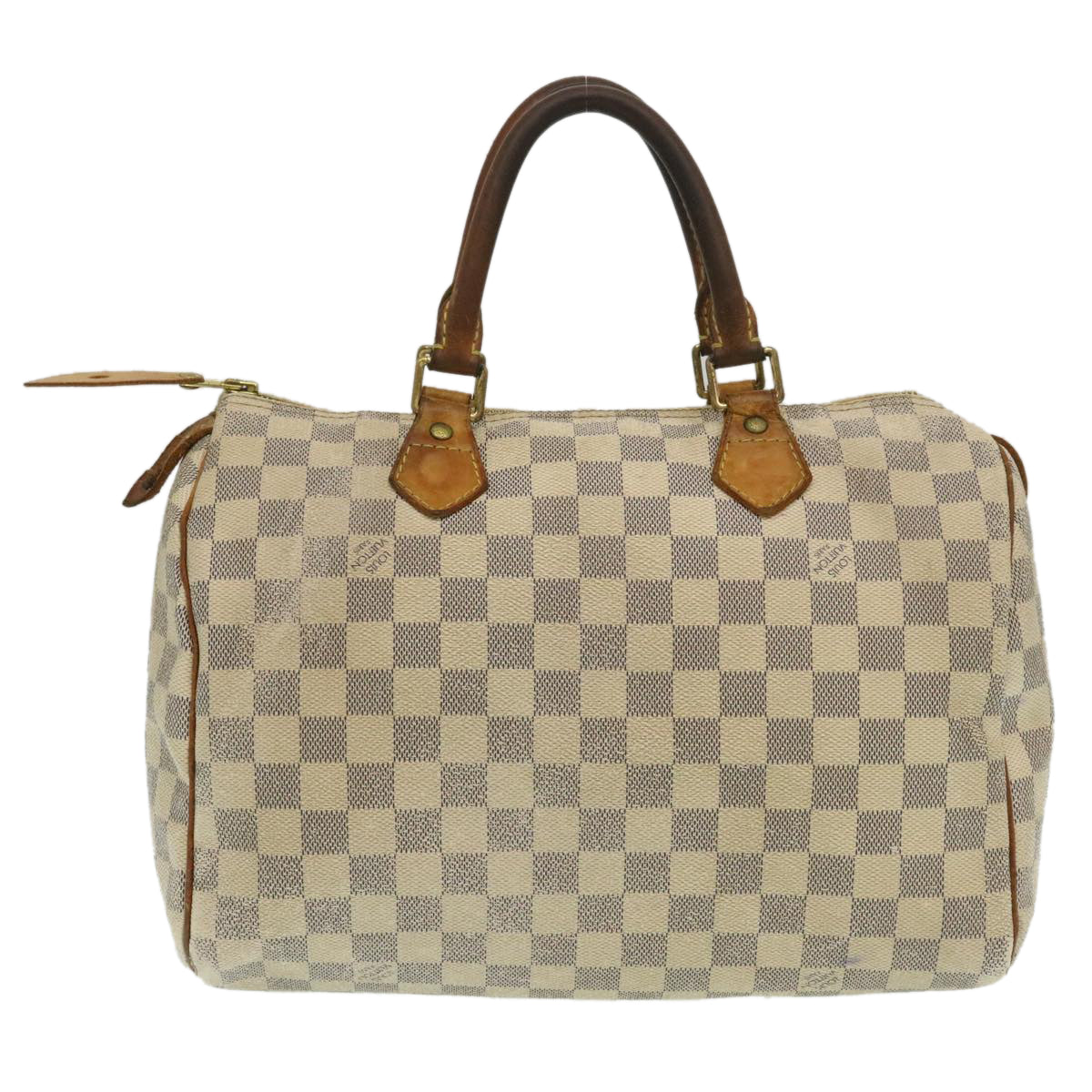 LOUIS VUITTON Damier Azur Speedy 30 Hand Bag N41533 LV Auth yk4090