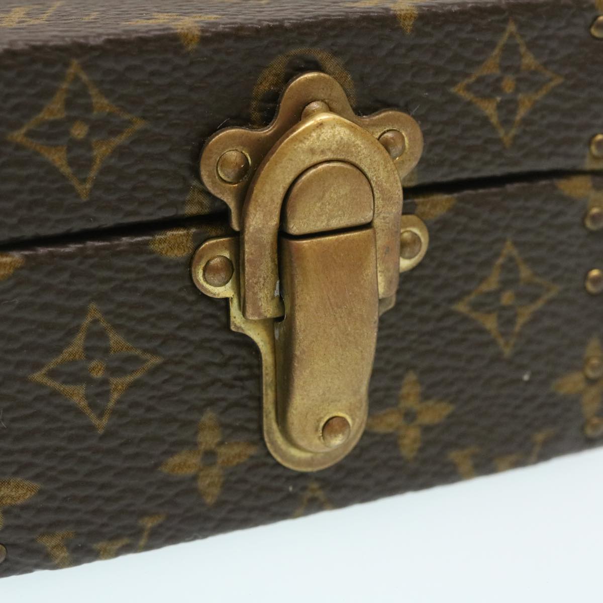 LOUIS VUITTON Monogram Eccrine Declaration Jewelry Box M21010 LV Auth yk4117