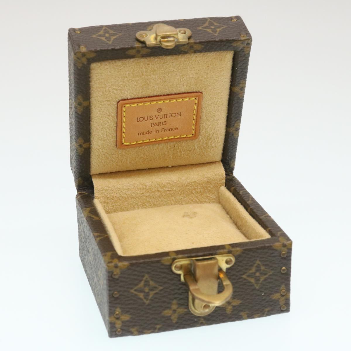 LOUIS VUITTON Monogram Eccrine Declaration Jewelry Box M21010 LV Auth yk4117