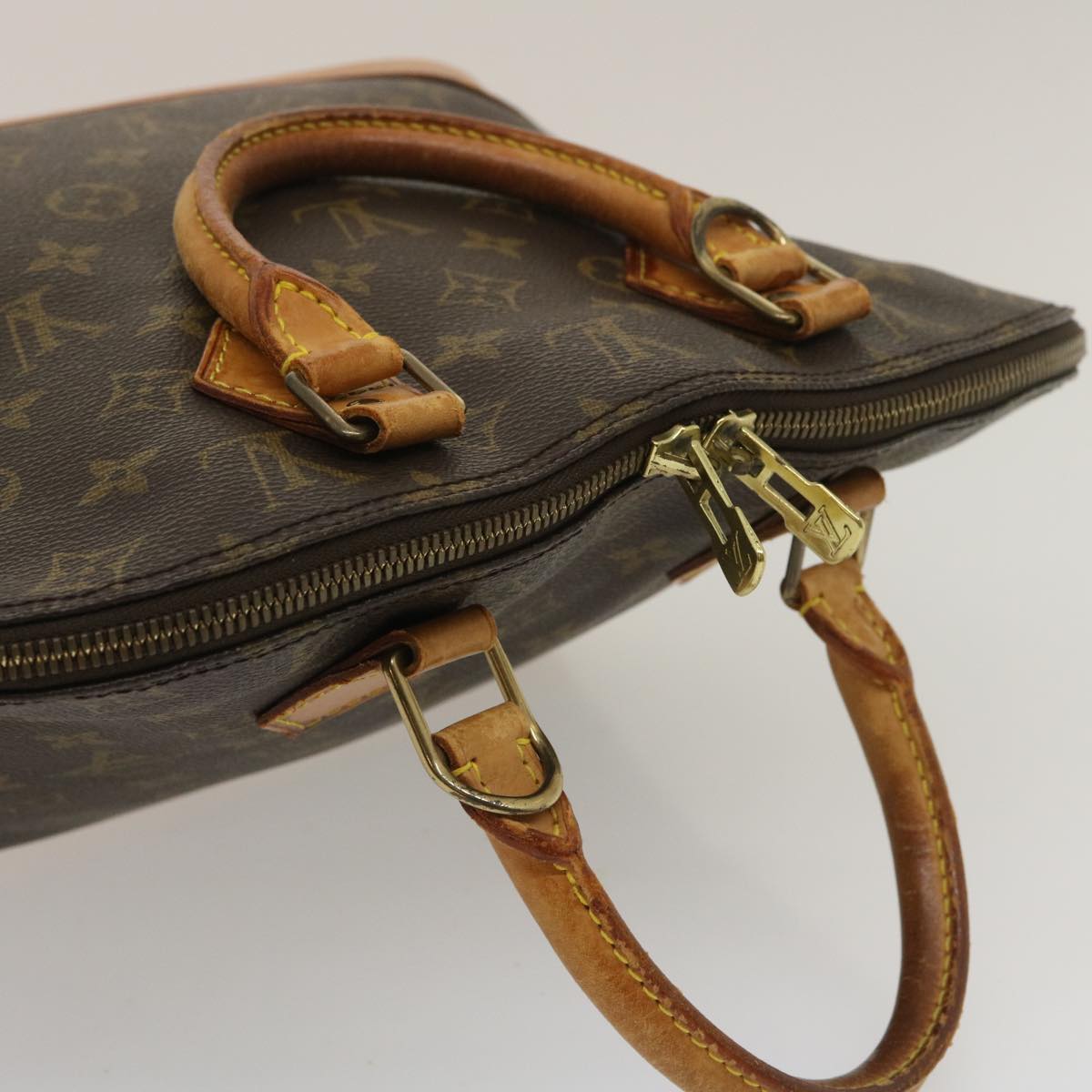 LOUIS VUITTON Monogram Alma Hand Bag M51130 LV Auth yk4179