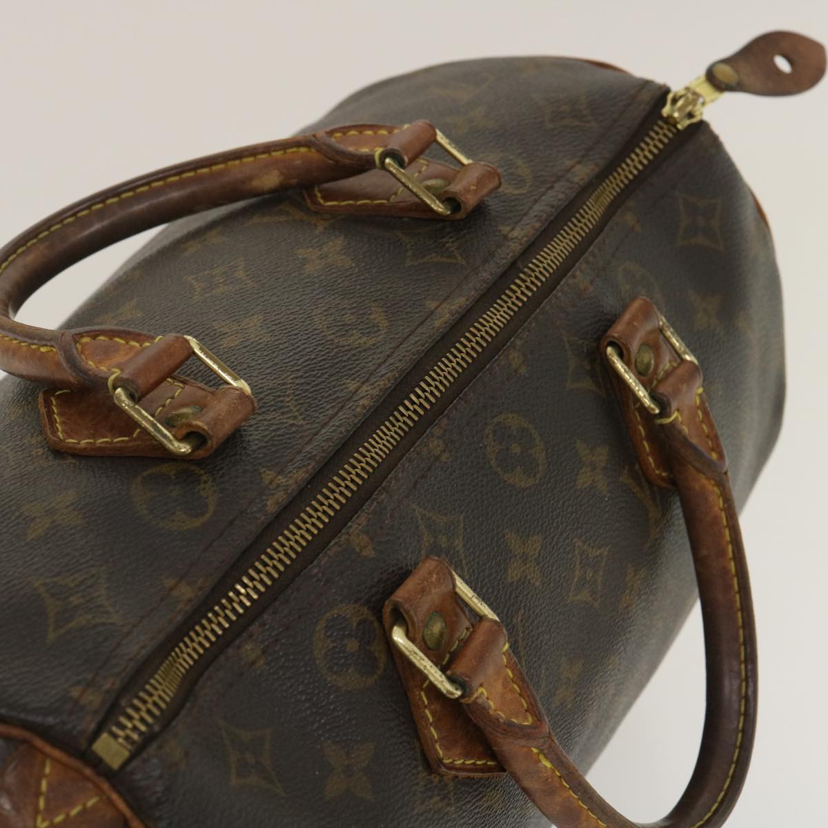 LOUIS VUITTON Monogram Speedy 30 Hand Bag M41526 LV Auth yk4288