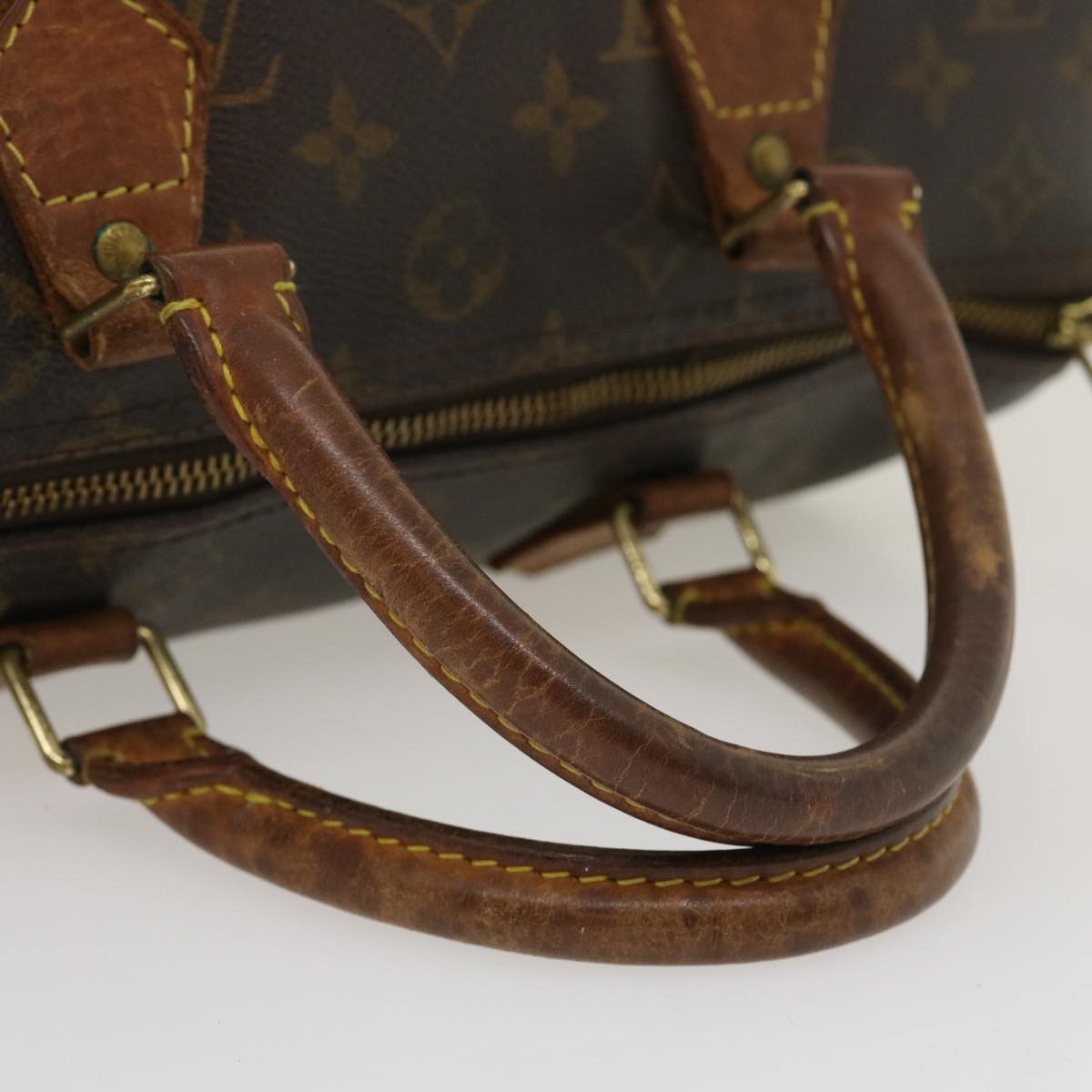 LOUIS VUITTON Monogram Speedy 30 Hand Bag M41526 LV Auth yk4288