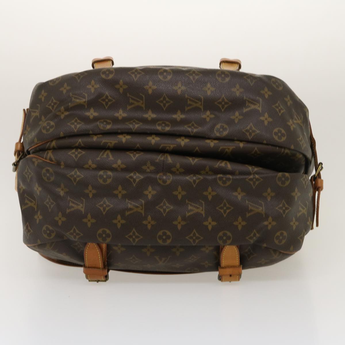 LOUIS VUITTON Monogram Saumur 43 Shoulder Bag M42252 LV Auth yk4353