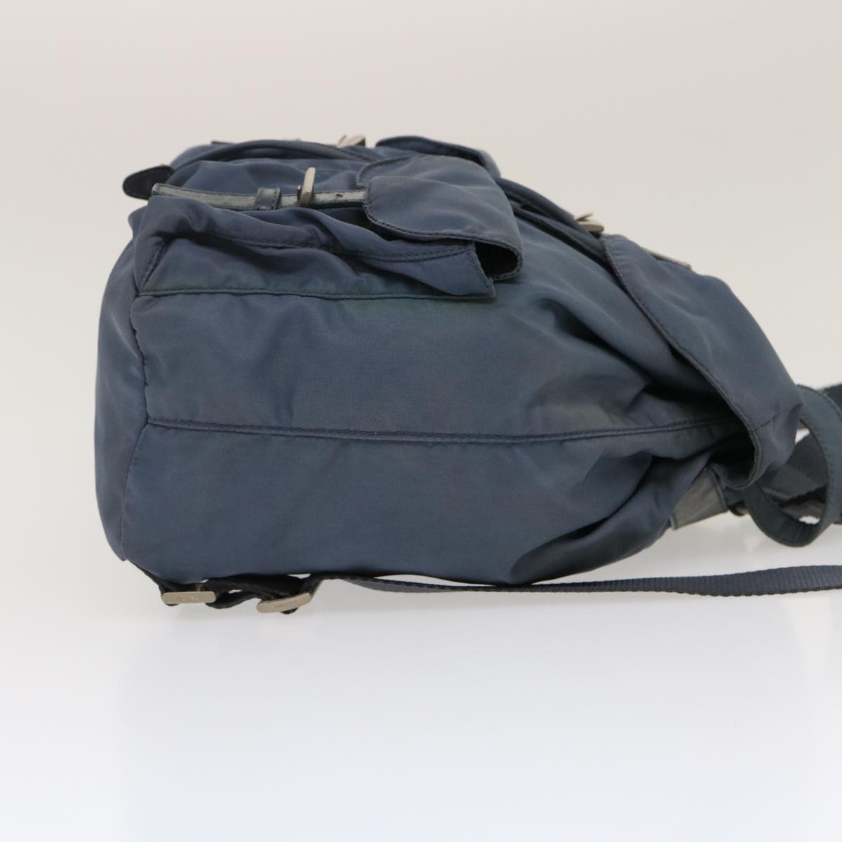 PRADA Backpack Nylon Blue Auth yk4371