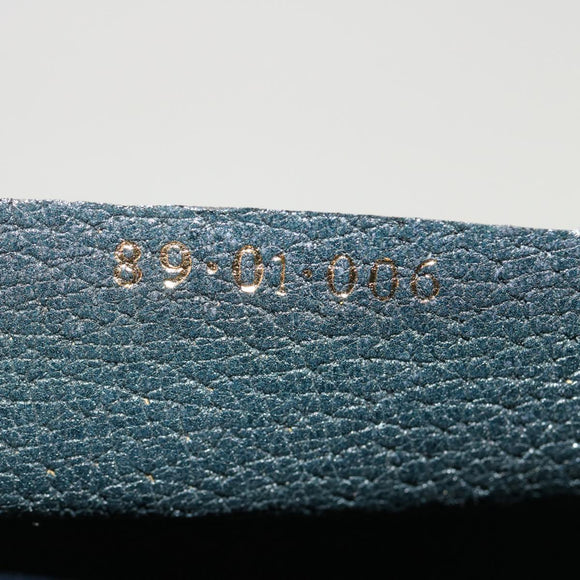 GUCCI GG Canvas Sherry Line Clutch Bag Navy Red Auth yk4501