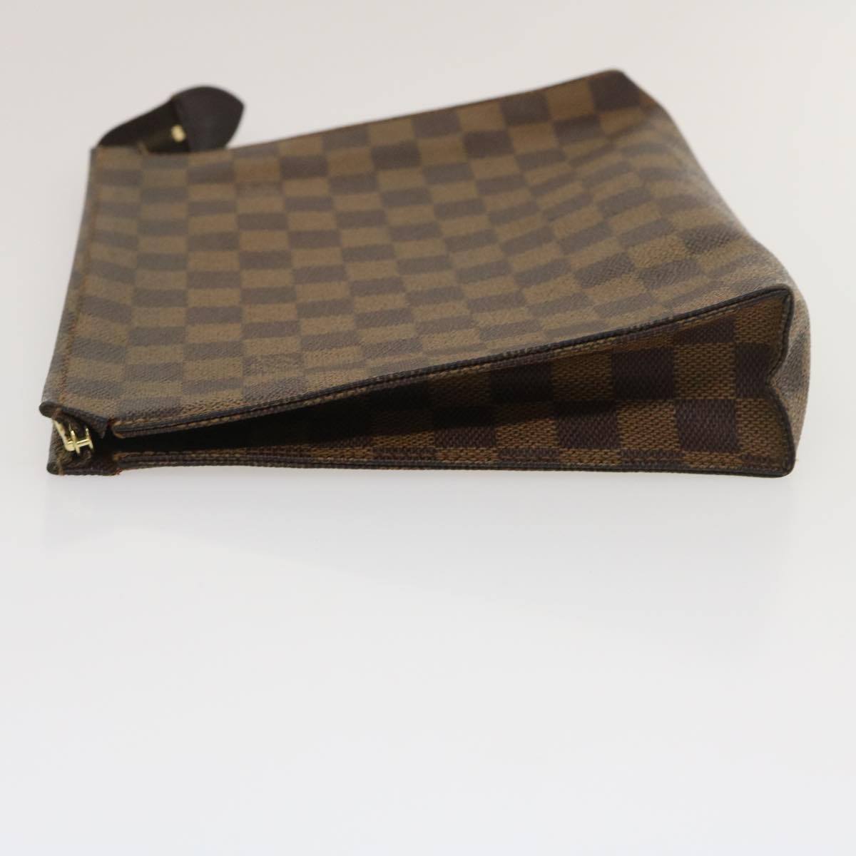 LOUIS VUITTON Damier Ebene Poche Toilette 26 Pouch N47543 LV Auth yk4510