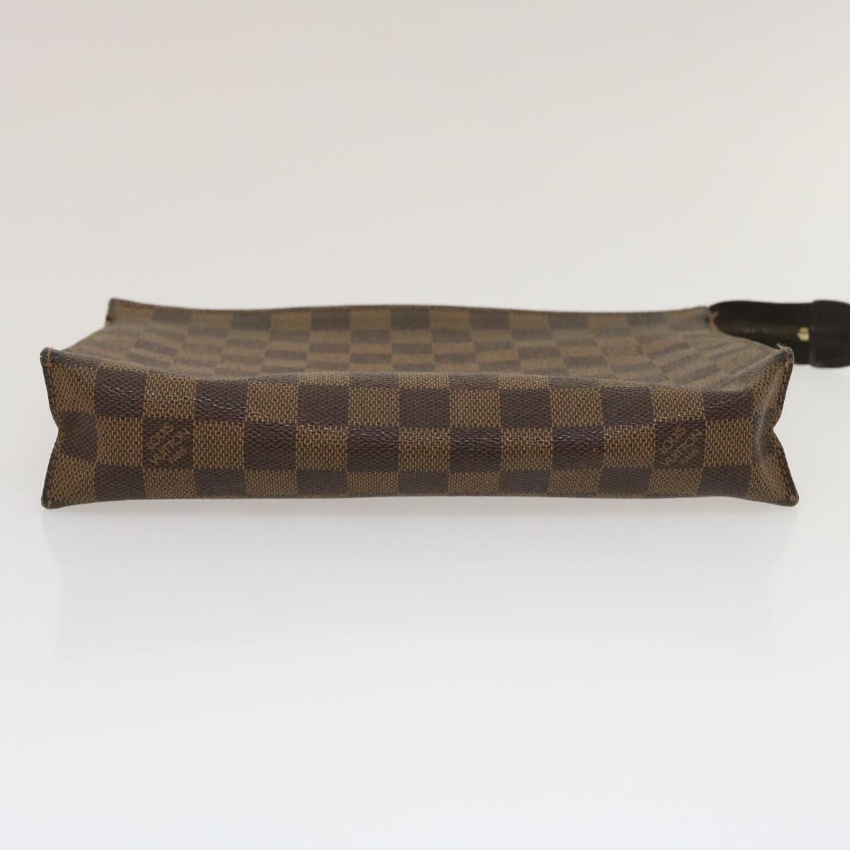 LOUIS VUITTON Damier Ebene Poche Toilette 26 Pouch N47543 LV Auth yk4510