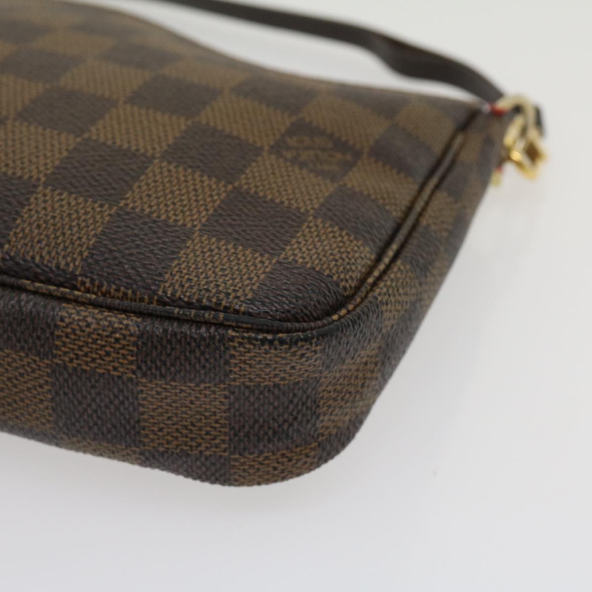 LOUIS VUITTON Damier Ebene Pochette Accessoires Pouch N41206 LV Auth yk4563