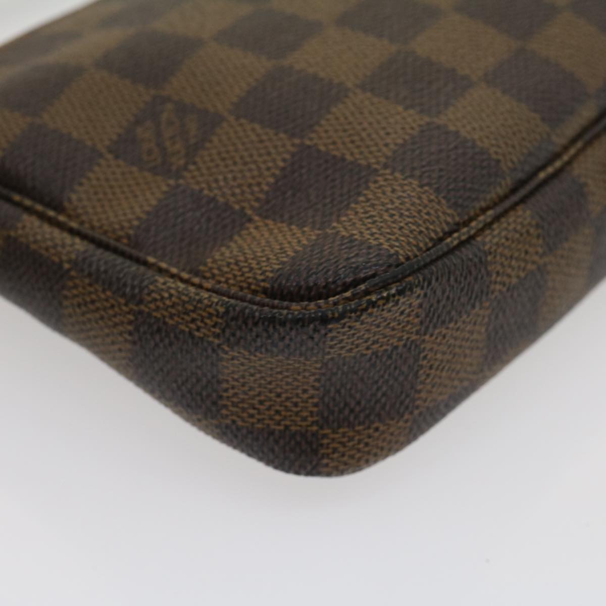 LOUIS VUITTON Damier Ebene Pochette Accessoires Pouch N41206 LV Auth yk4563