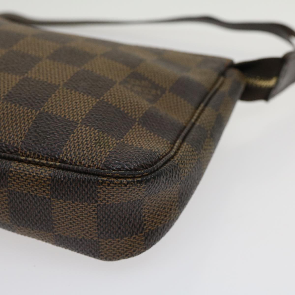 LOUIS VUITTON Damier Ebene Pochette Accessoires Pouch N41206 LV Auth yk4563