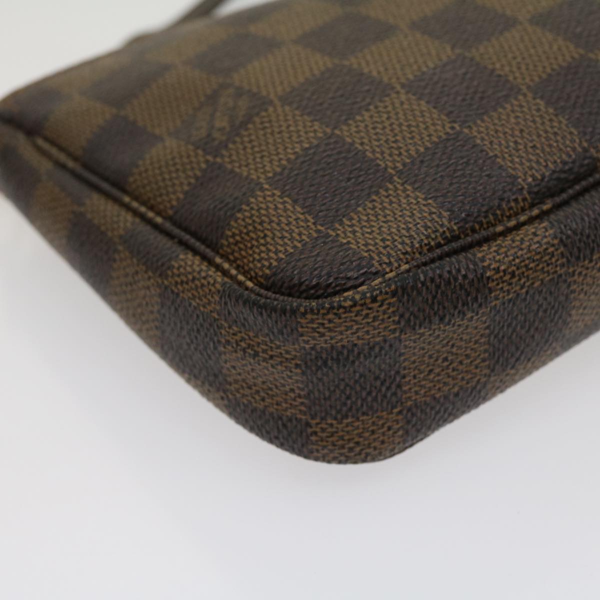 LOUIS VUITTON Damier Ebene Pochette Accessoires Pouch N41206 LV Auth yk4563