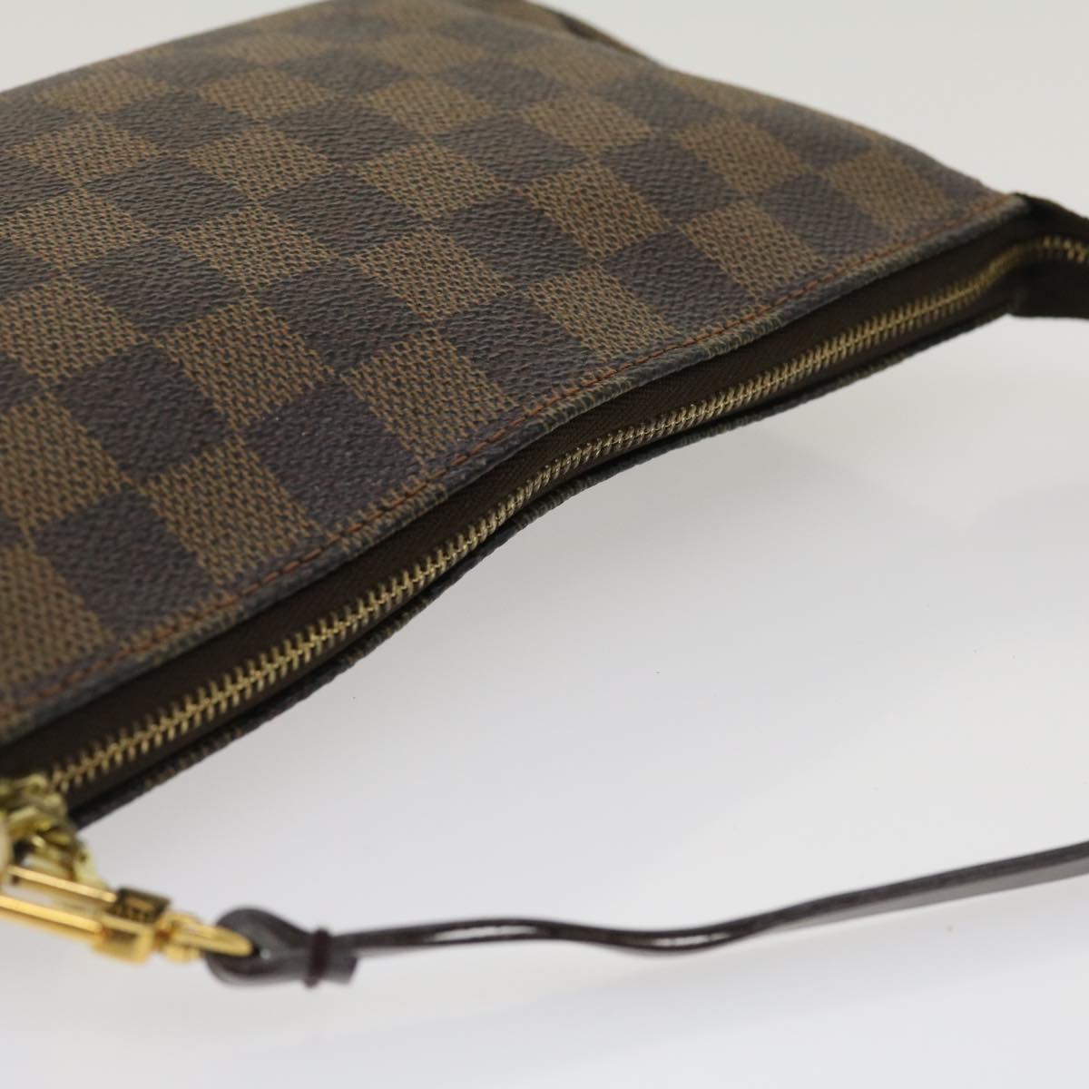 LOUIS VUITTON Damier Ebene Pochette Accessoires Pouch N41206 LV Auth yk4563