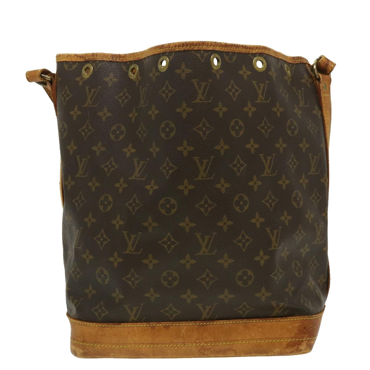 LOUIS VUITTON Monogram Noe Shoulder Bag M42224 LV Auth yk4568