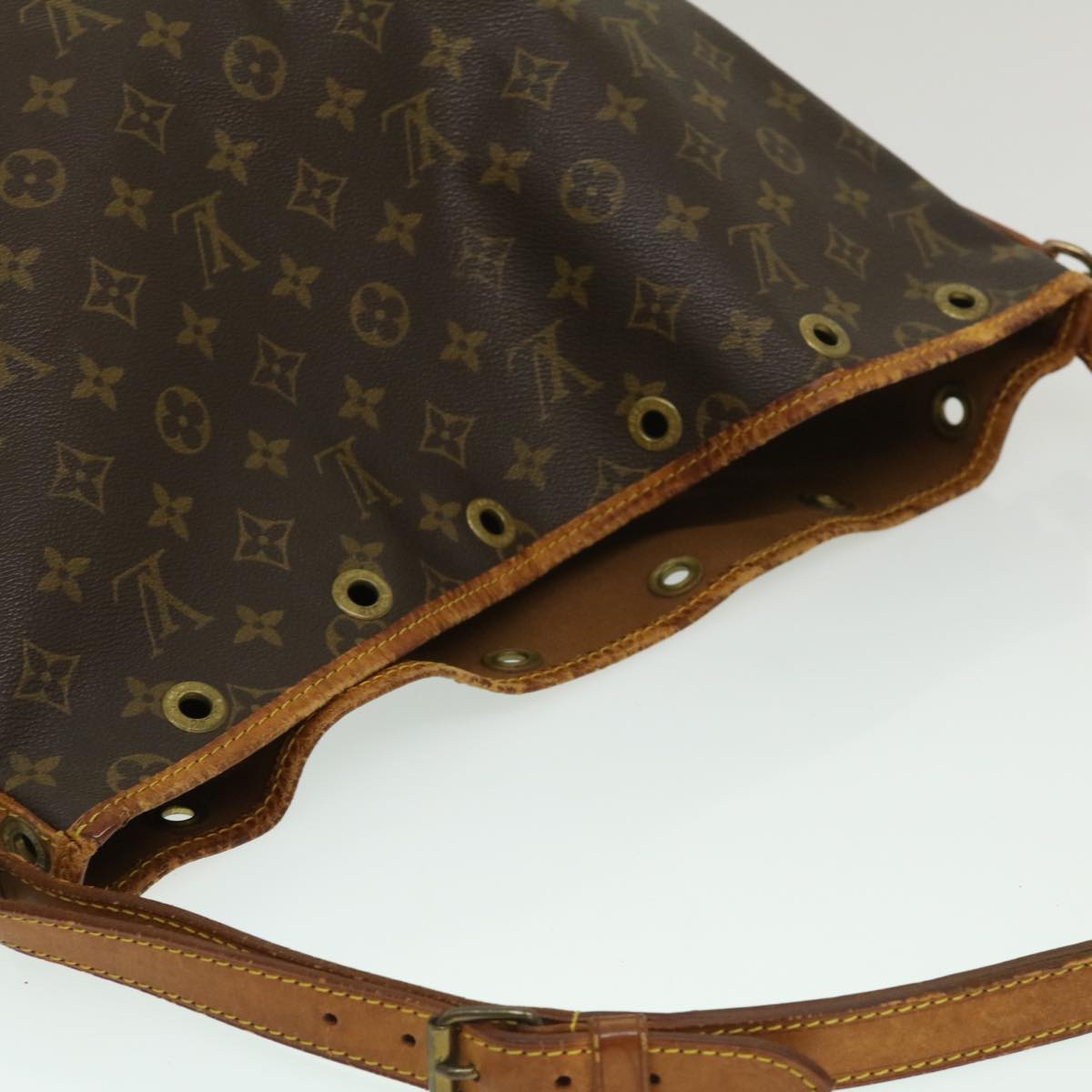 LOUIS VUITTON Monogram Noe Shoulder Bag M42224 LV Auth yk4568