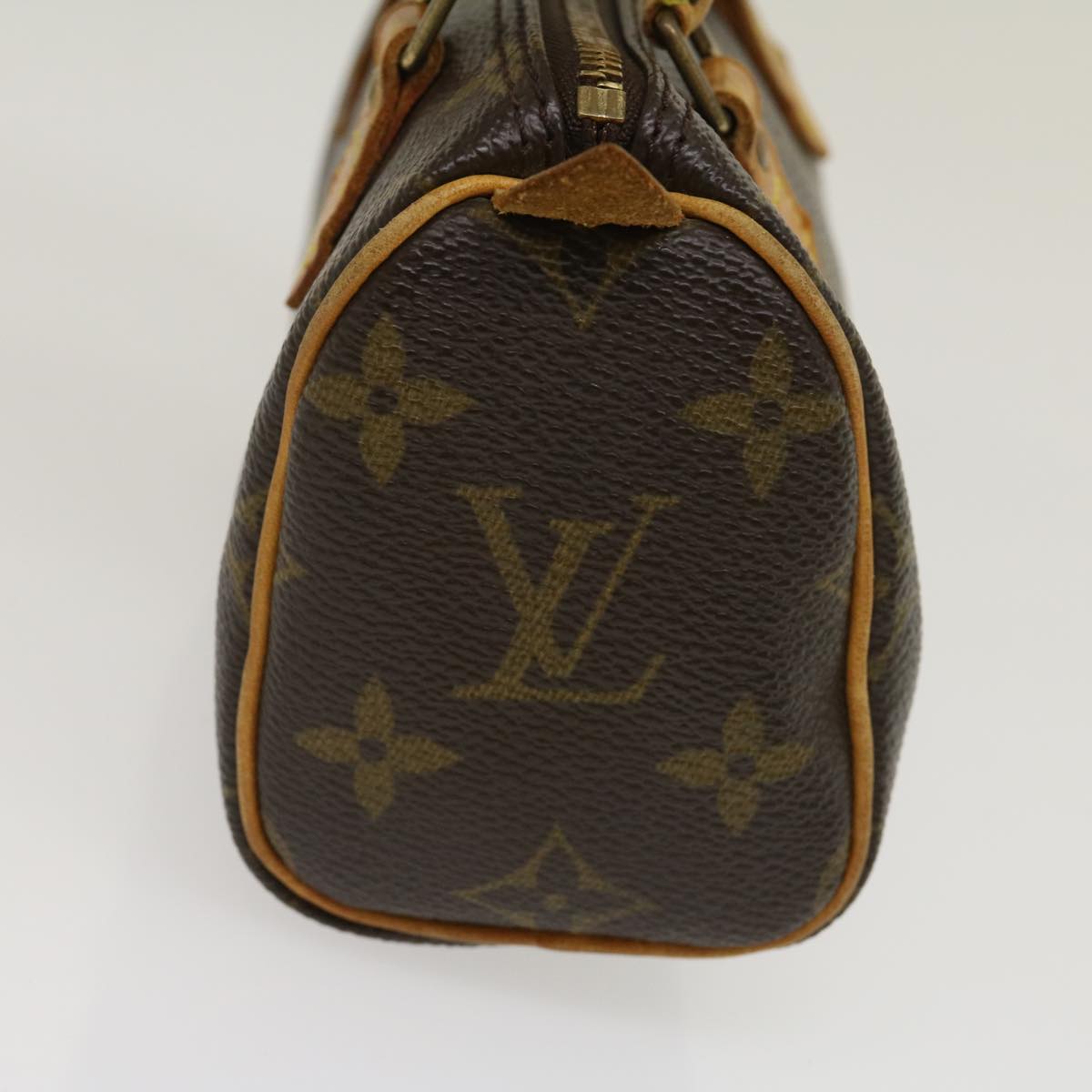LOUIS VUITTON Monogram Mini Speedy Hand Bag M41534 LV Auth yk4630