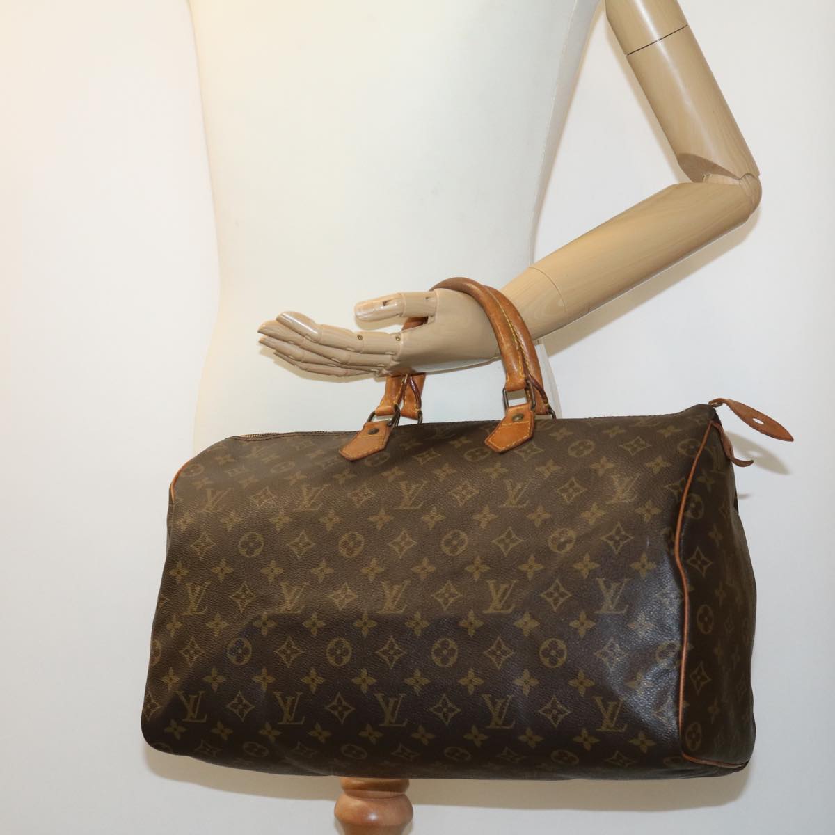 LOUIS VUITTON Monogram Speedy 40 Hand Bag M41522 LV Auth yk4634