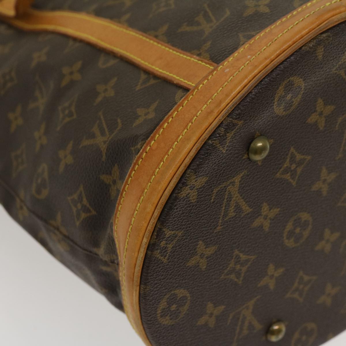 LOUIS VUITTON Monogram Bucket GM Accessory Pouch LV Auth yk4636