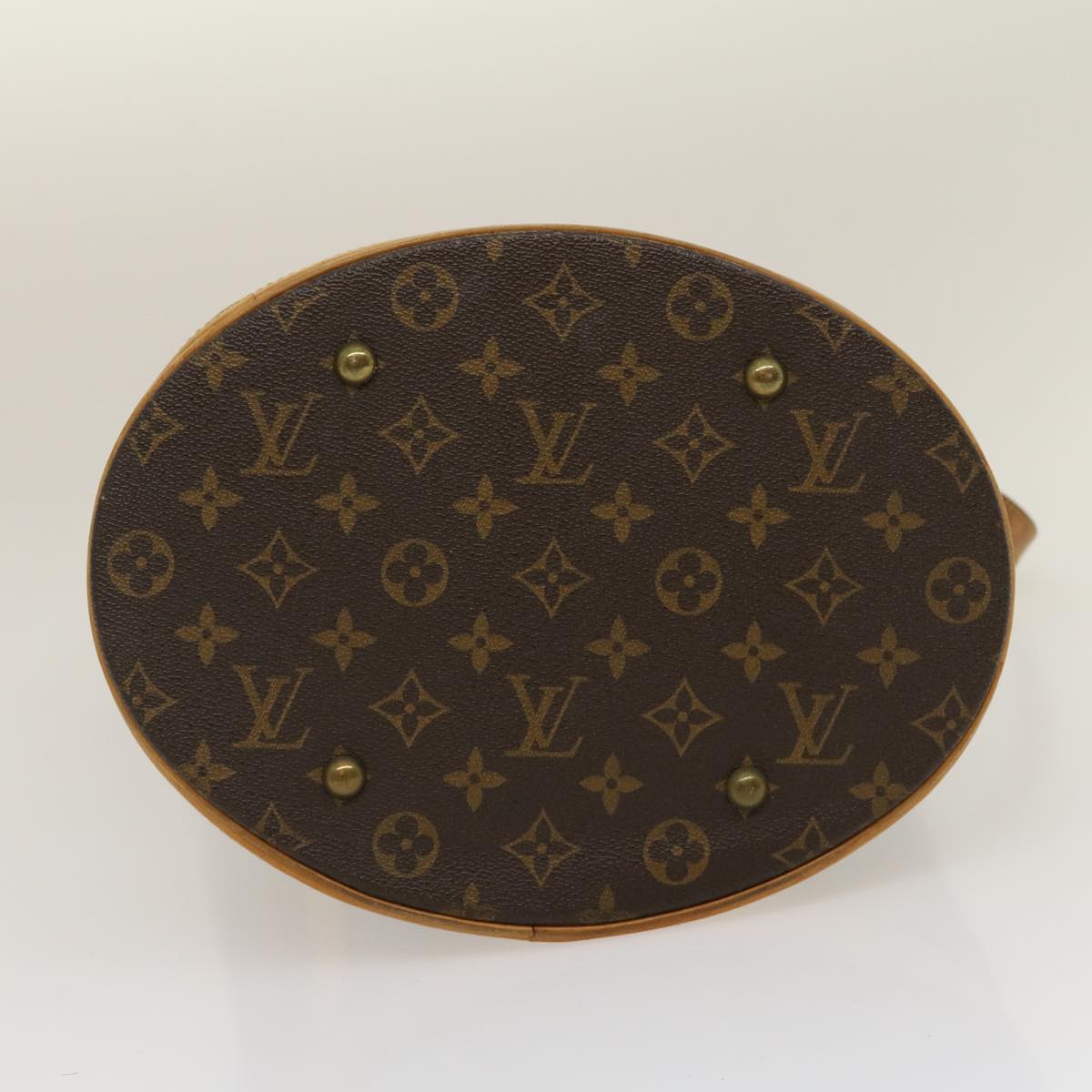 LOUIS VUITTON Monogram Bucket GM Accessory Pouch LV Auth yk4636