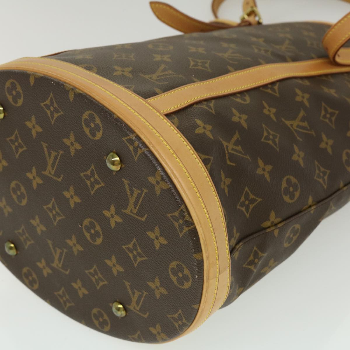 LOUIS VUITTON Monogram Bucket GM Shoulder Bag M42236 LV Auth yk4637