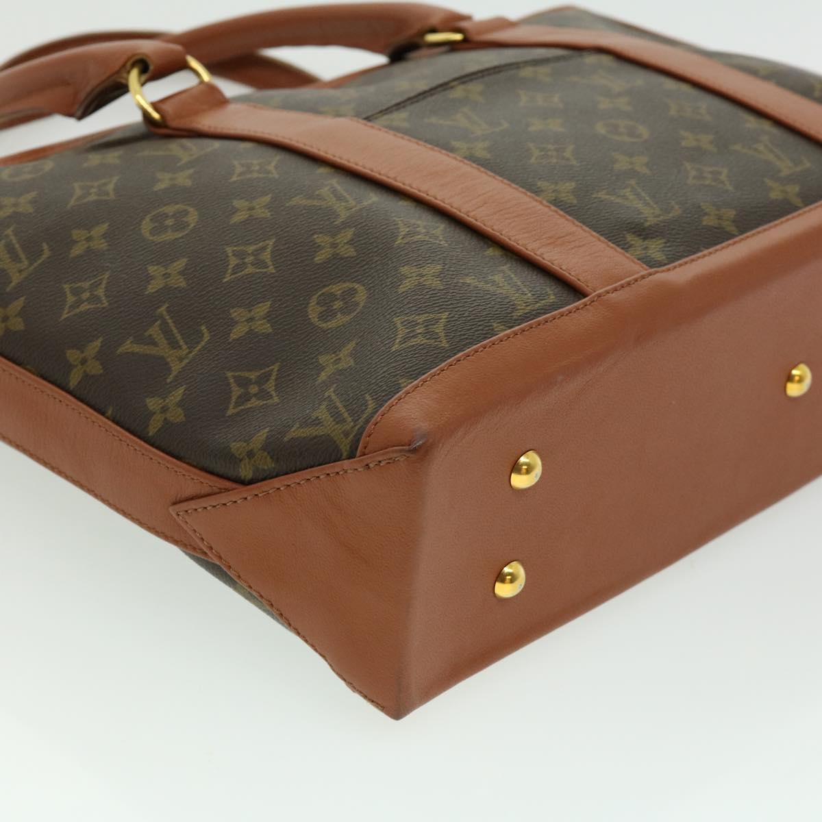 LOUIS VUITTON Monogram Sac Weekend PM Tote Bag M42425 LV Auth yk4709