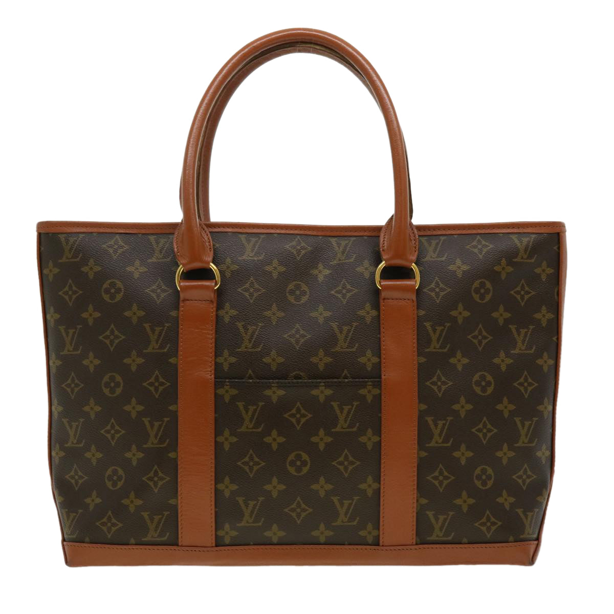 LOUIS VUITTON Monogram Sac Weekend PM Tote Bag M42425 LV Auth yk4709