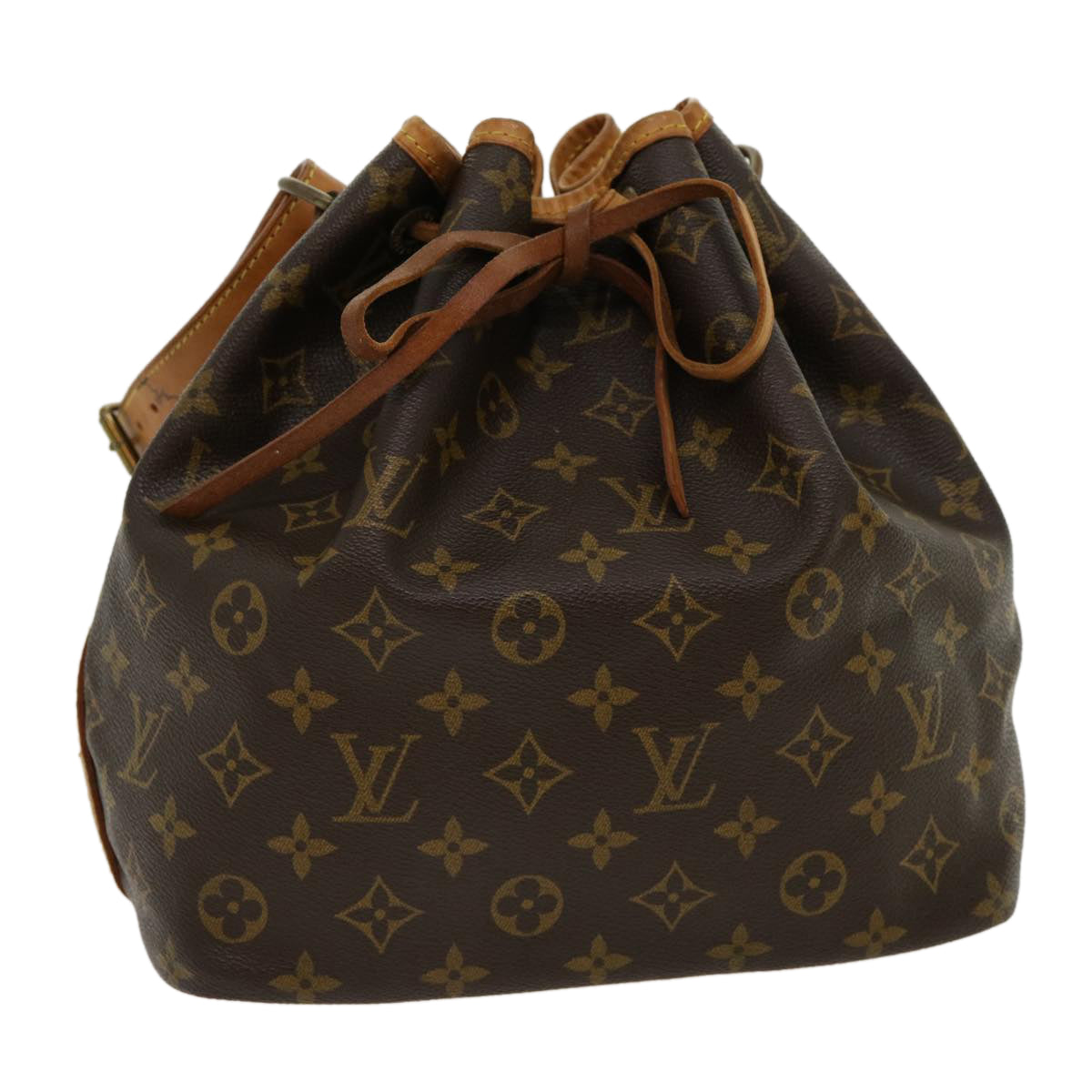 LOUIS VUITTON Monogram Petit Noe Shoulder Bag M42226 LV Auth yk4750