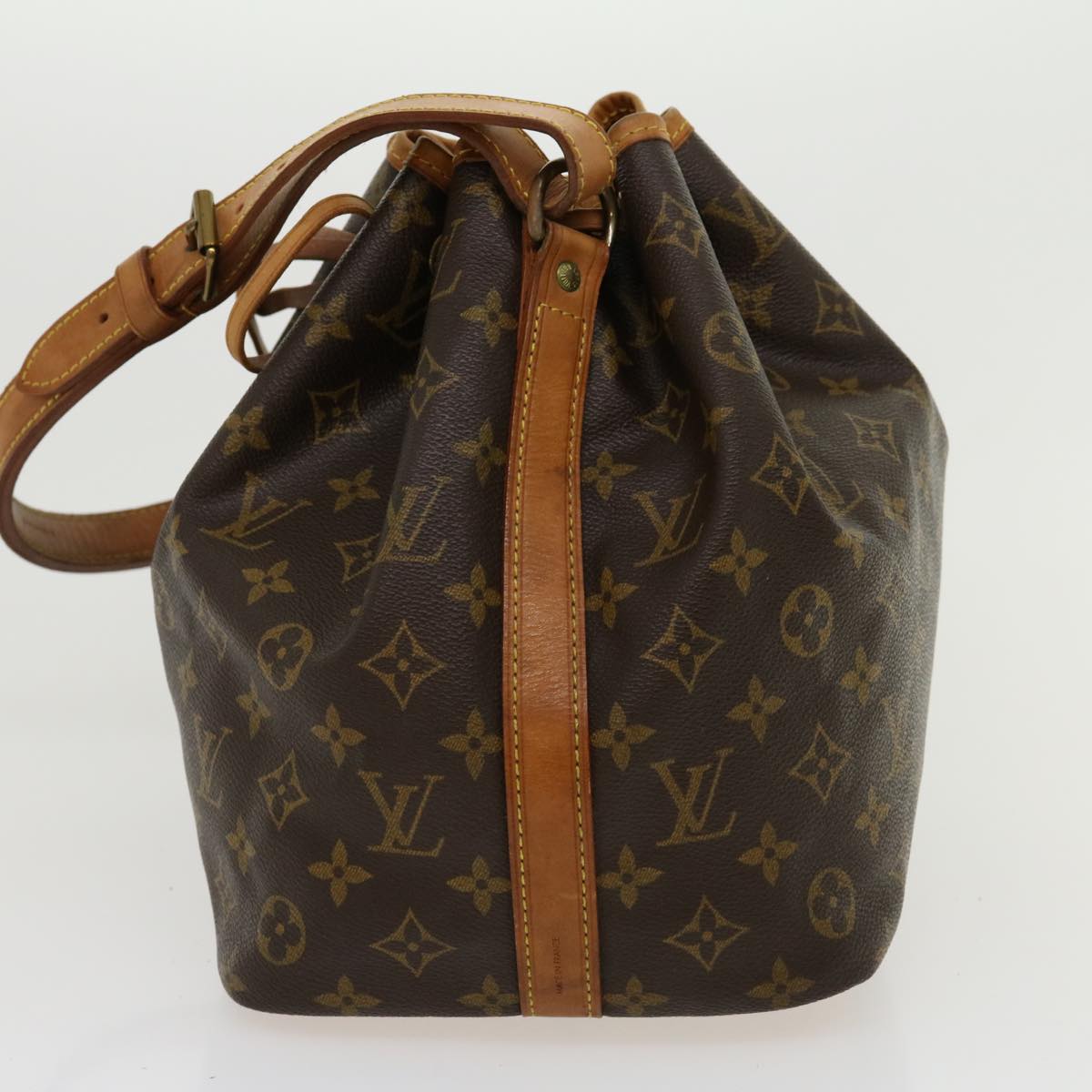 LOUIS VUITTON Monogram Petit Noe Shoulder Bag M42226 LV Auth yk4750