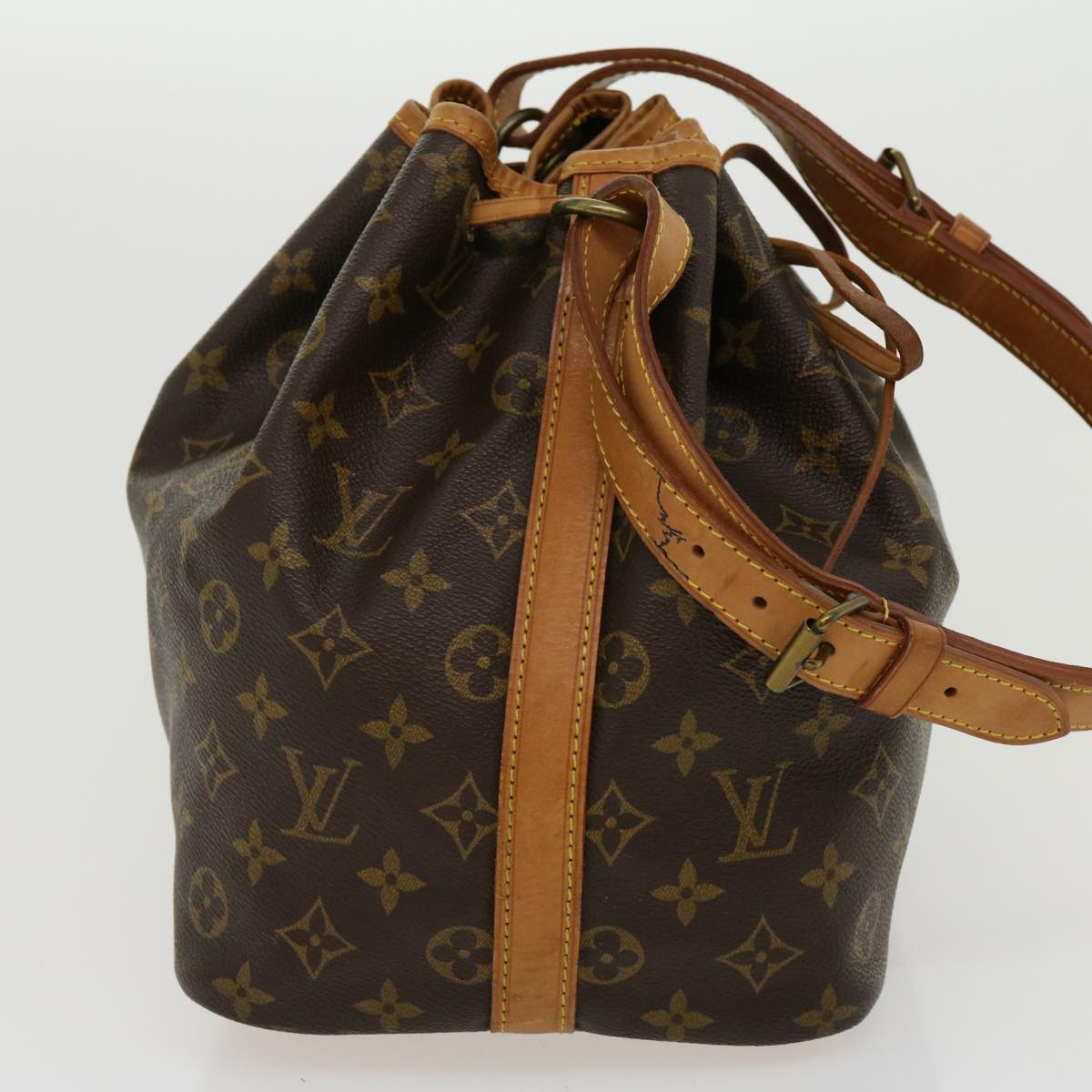 LOUIS VUITTON Monogram Petit Noe Shoulder Bag M42226 LV Auth yk4750