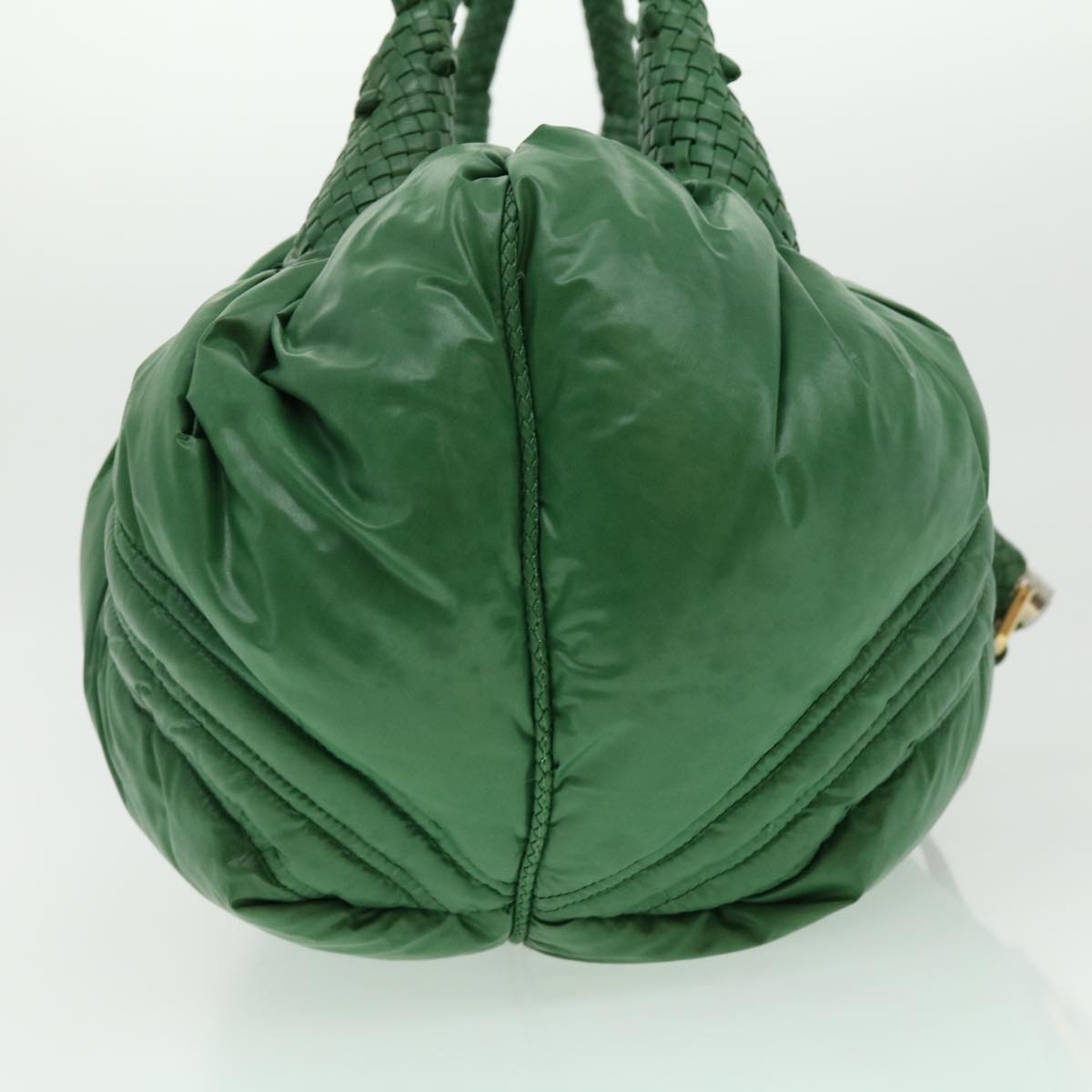 FENDI Moncler Spy Bag Shoulder Bag Nylon Green Auth yk4770