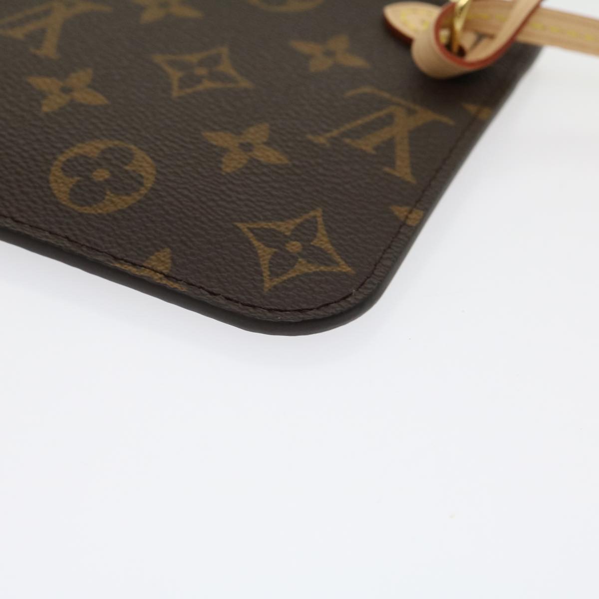 LOUIS VUITTON Monogram Neverfull PM Pouch LV Auth yk4845