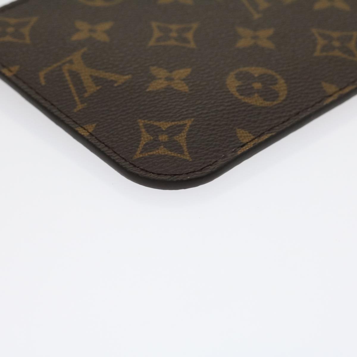 LOUIS VUITTON Monogram Neverfull PM Pouch LV Auth yk4845