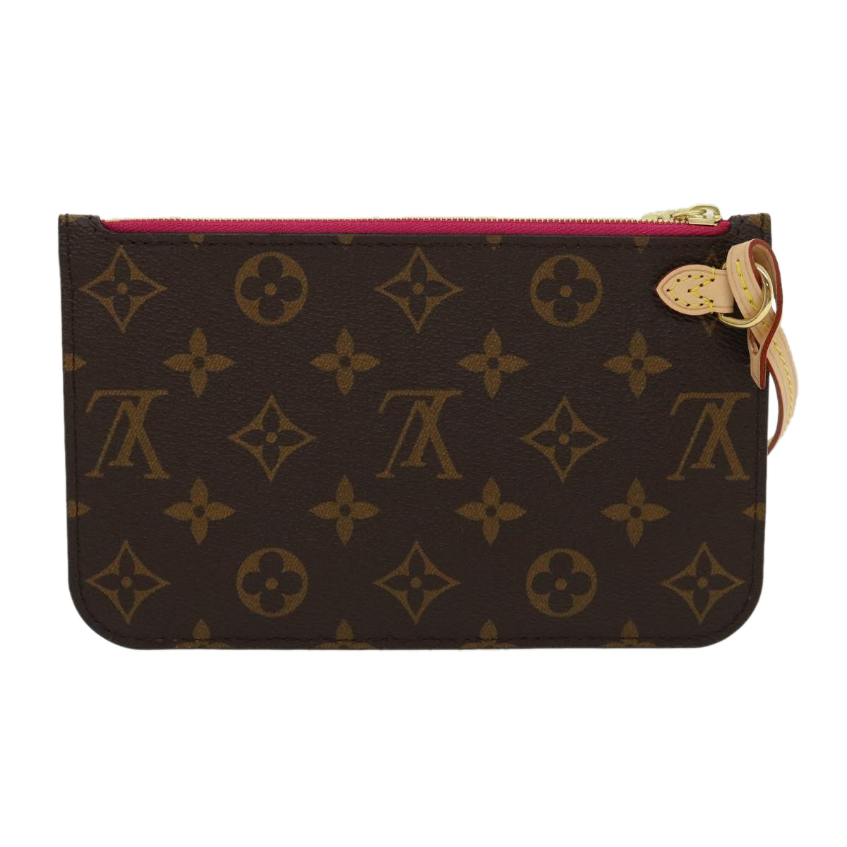 LOUIS VUITTON Monogram Neverfull PM Pouch LV Auth yk4845