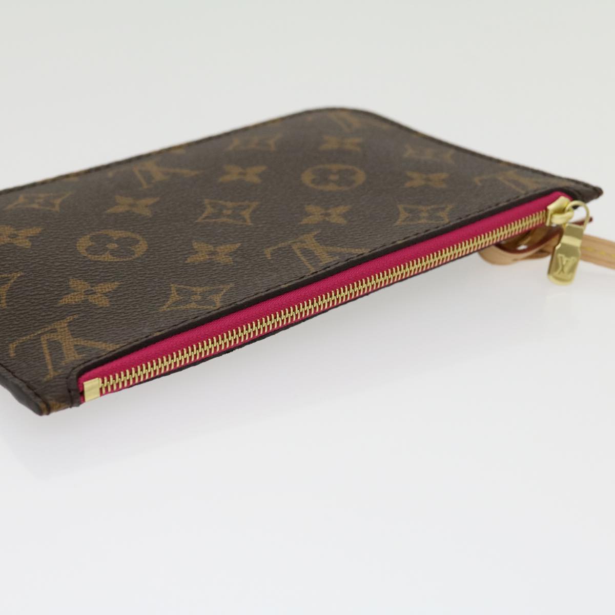 LOUIS VUITTON Monogram Neverfull PM Pouch LV Auth yk4845