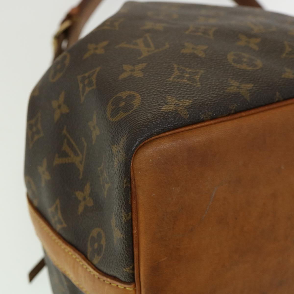 LOUIS VUITTON Monogram Petit Noe Shoulder Bag M42226 LV Auth yk4860