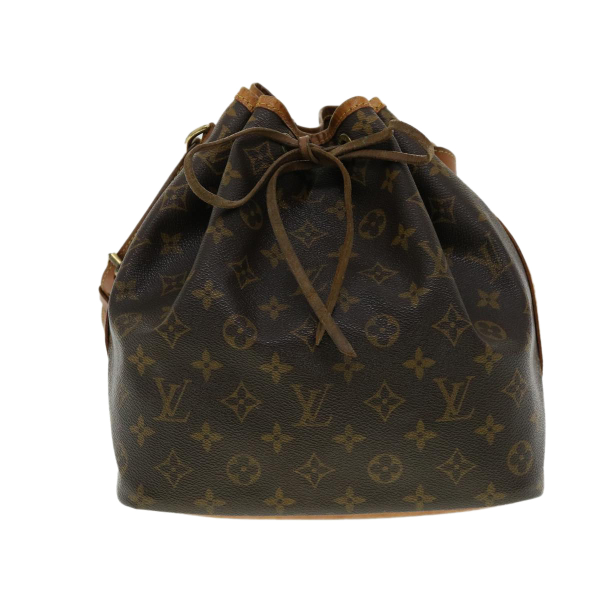 LOUIS VUITTON Monogram Petit Noe Shoulder Bag M42226 LV Auth yk4860