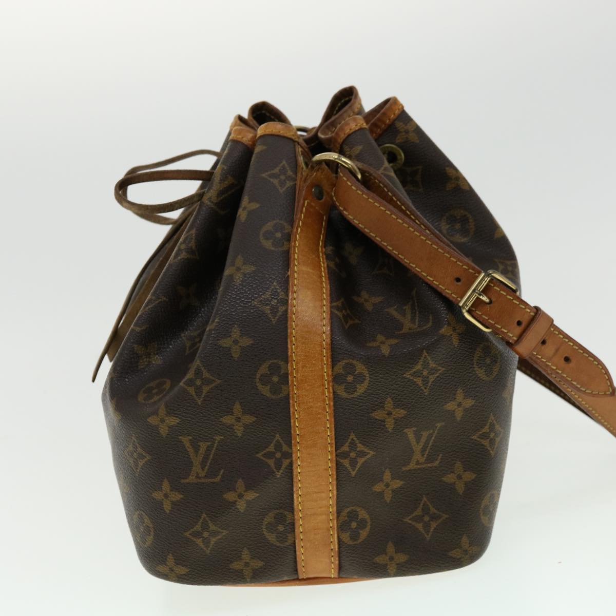 LOUIS VUITTON Monogram Petit Noe Shoulder Bag M42226 LV Auth yk4860