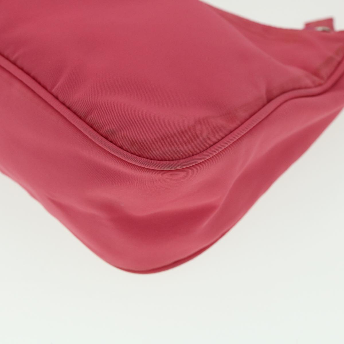 PRADA Hand Bag Nylon Pink Auth yk4885