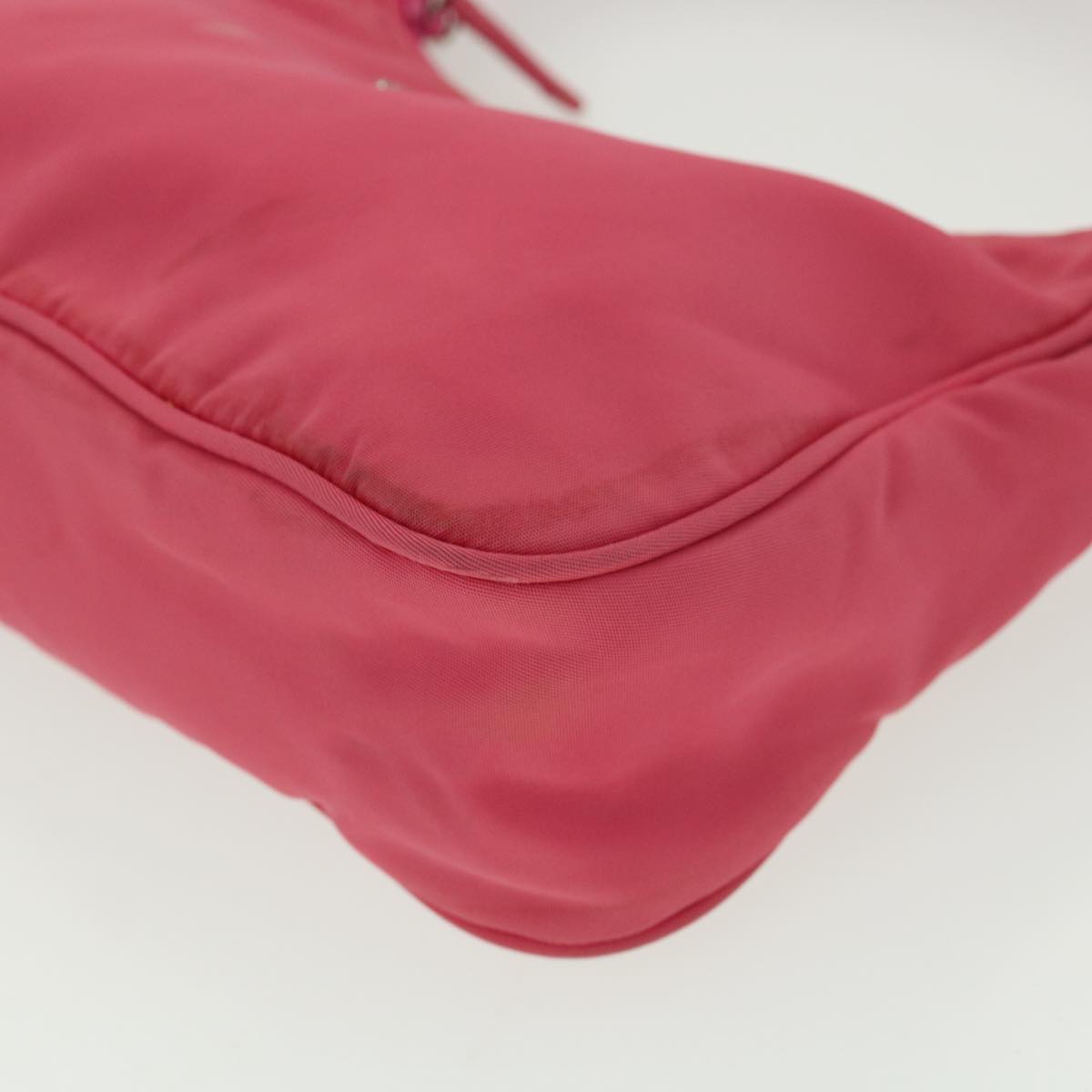 PRADA Hand Bag Nylon Pink Auth yk4885