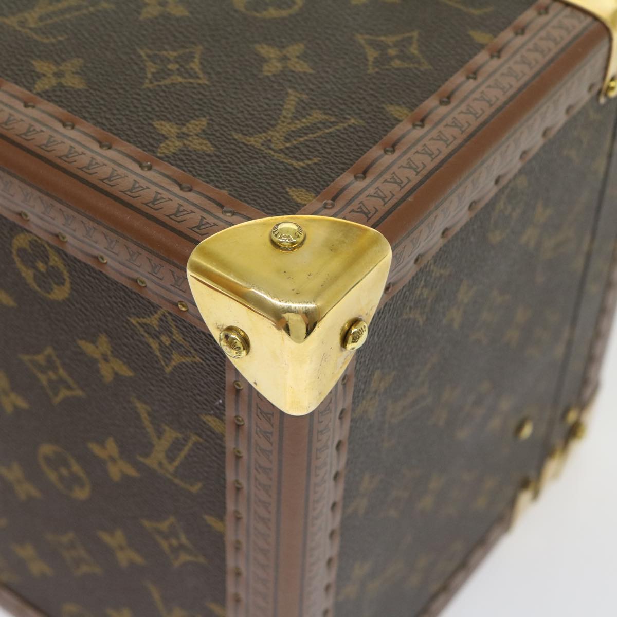LOUIS VUITTON Monogram Boite Buteil Hand Bag Vanity Vintage M21822 Auth yk4888