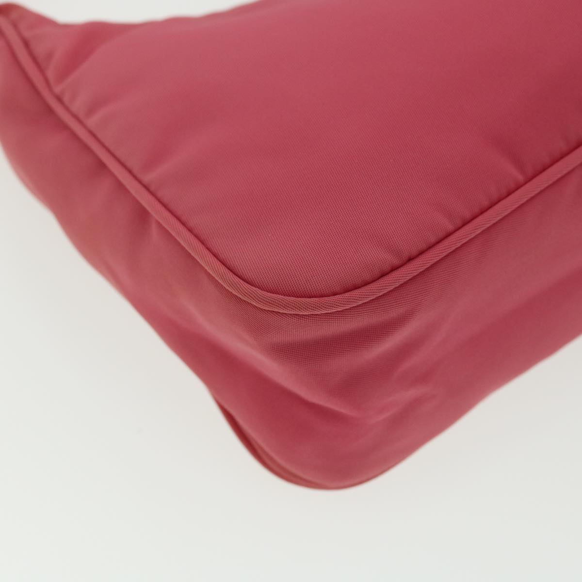 PRADA Hand Bag Nylon Pink Auth yk4950
