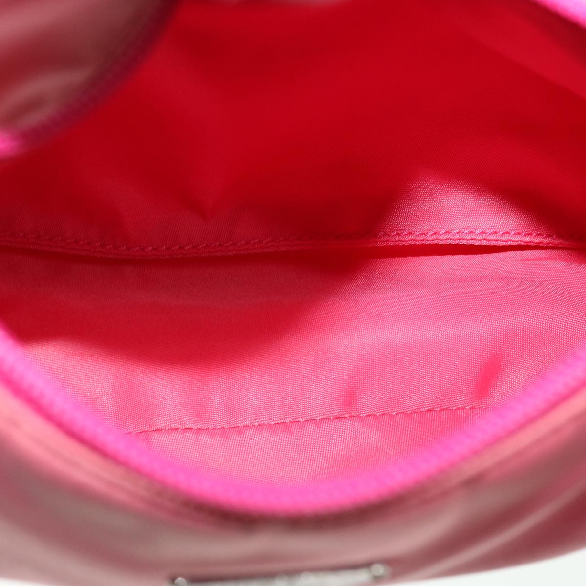 PRADA Hand Bag Nylon Pink Auth yk4950