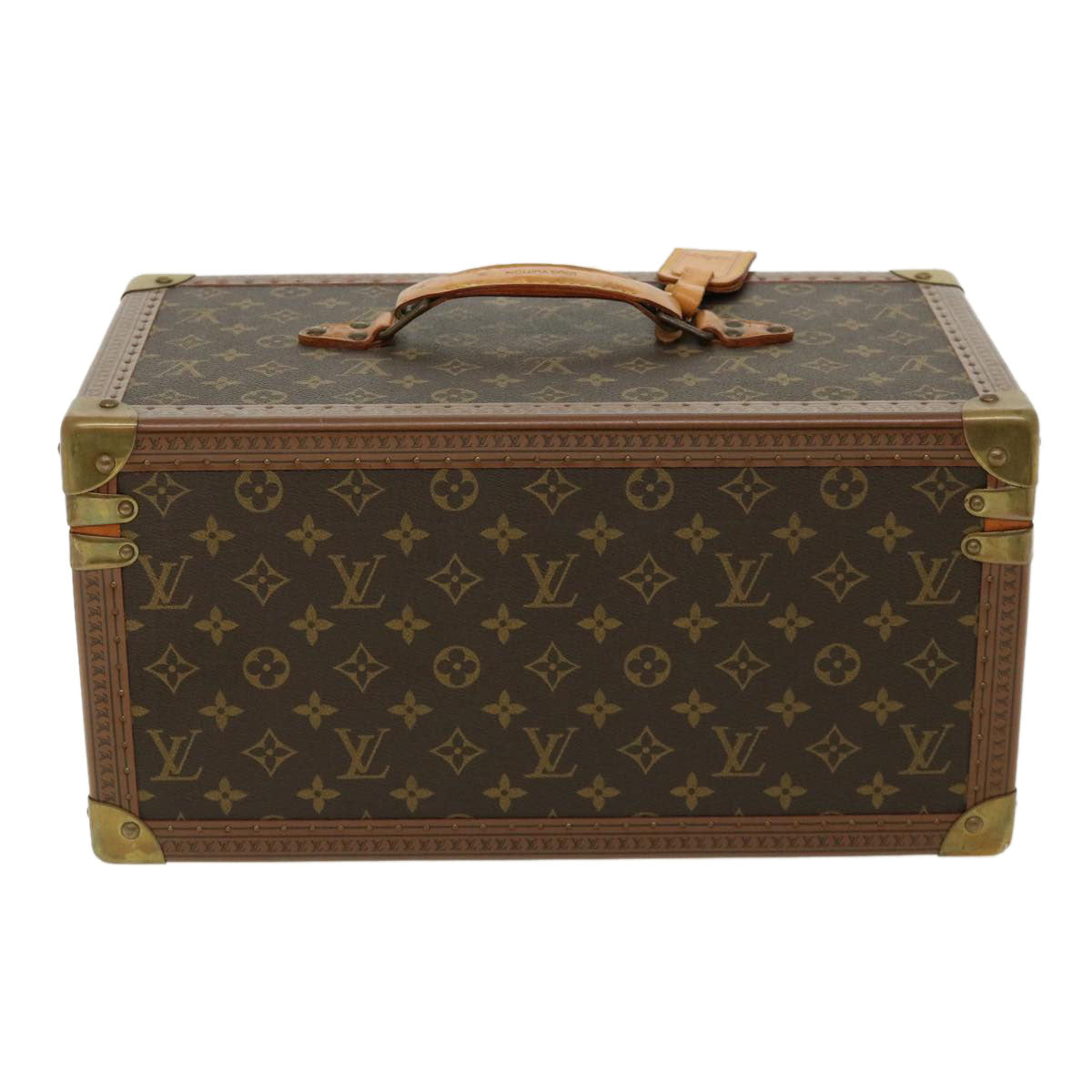 LOUIS VUITTON Monogram Boite Buteil Hand Bag Vanity Vintage M21822 Auth yk5026 - 0