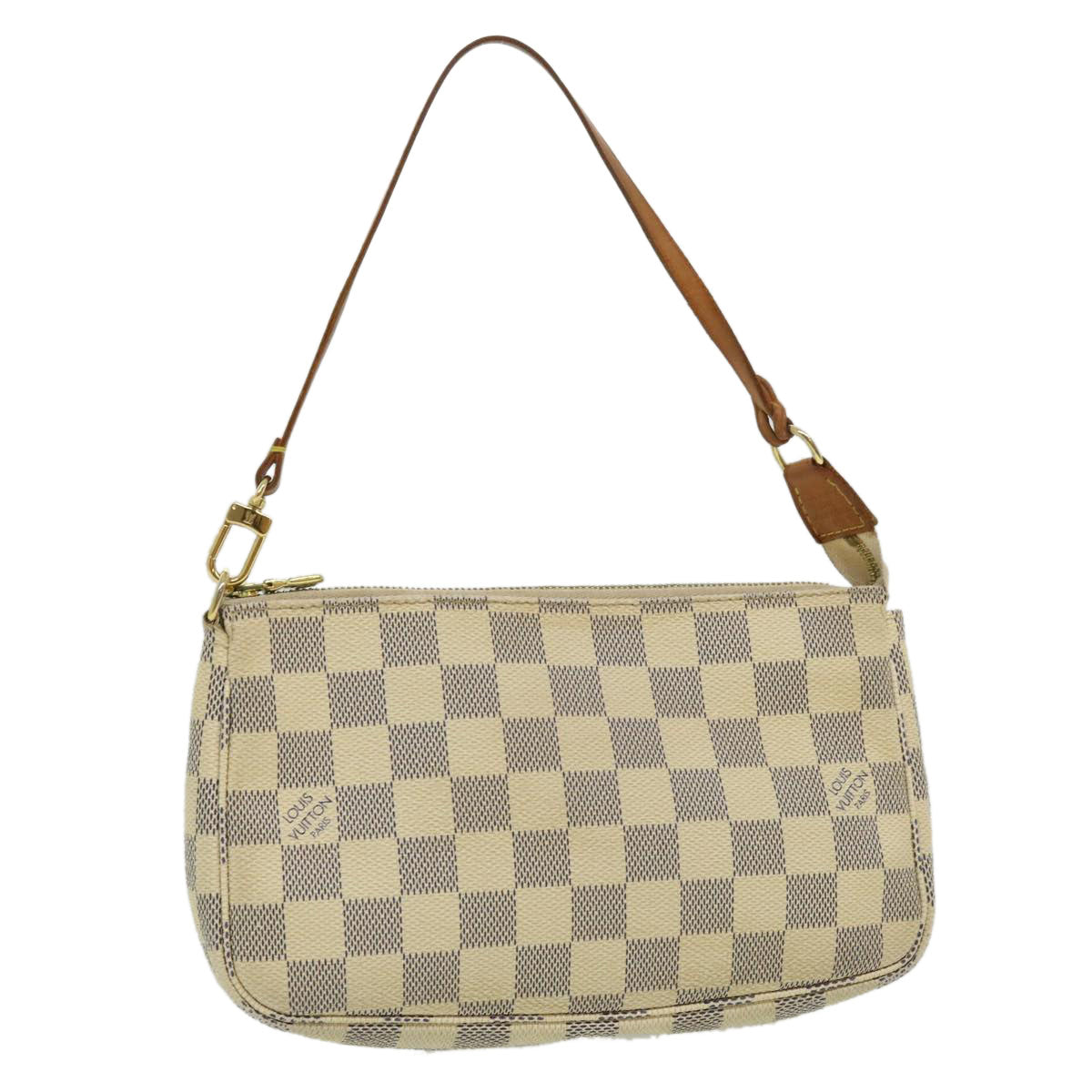 LOUIS VUITTON Damier Azur Pochette Accessoires Pouch N51986 LV Auth yk5062