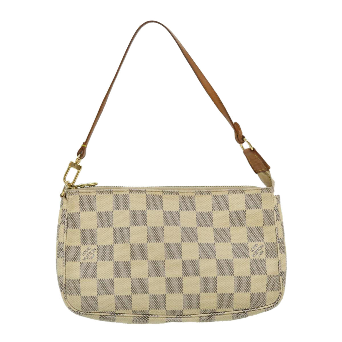 LOUIS VUITTON Damier Azur Pochette Accessoires Pouch N51986 LV Auth yk5062