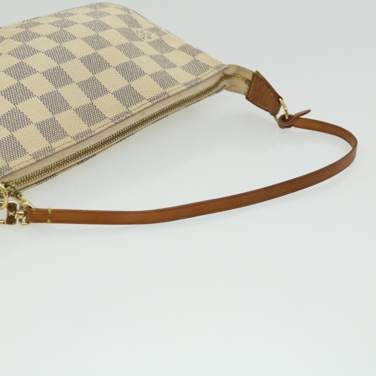 LOUIS VUITTON Damier Azur Pochette Accessoires Pouch N51986 LV Auth yk5062