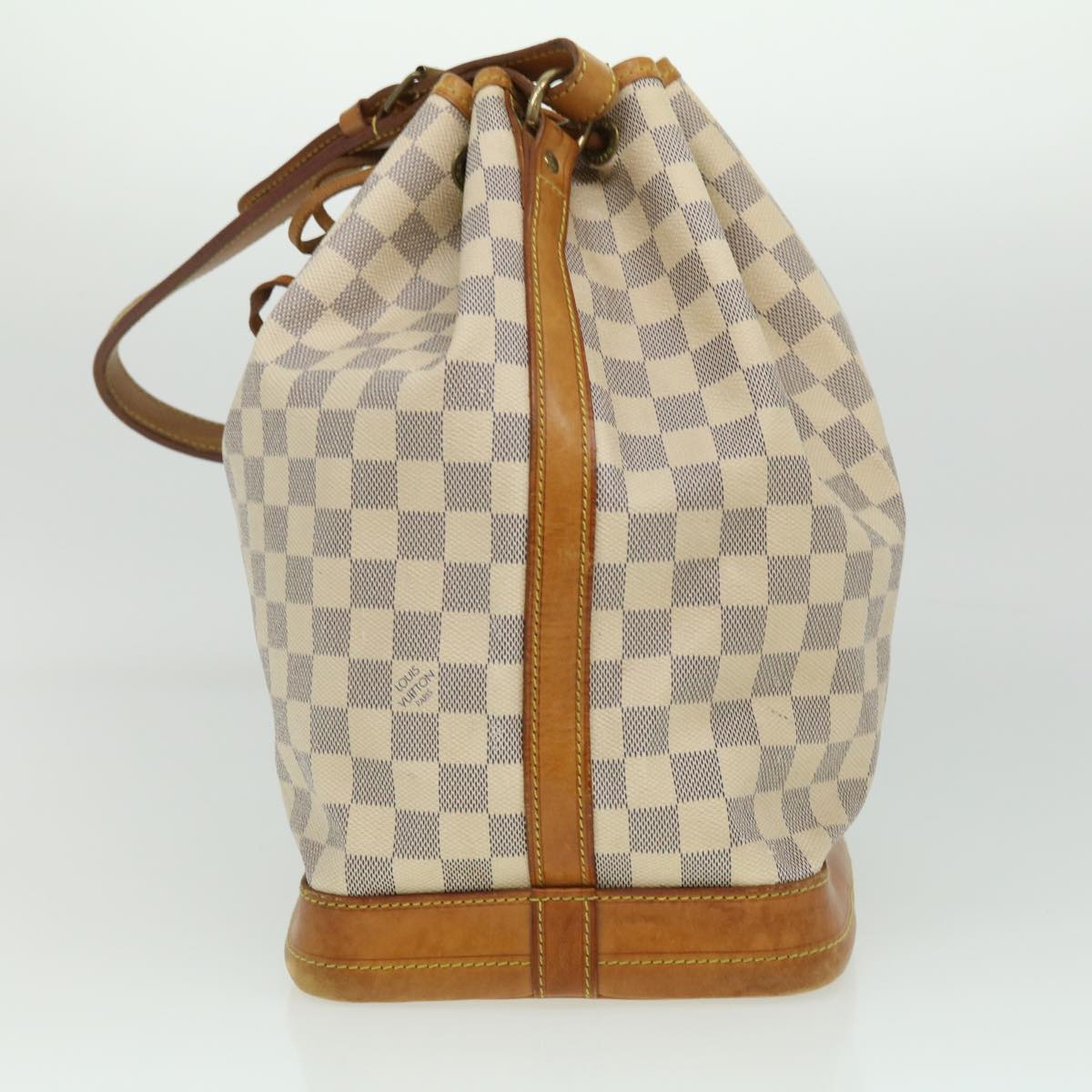 LOUIS VUITTON Damier Azur Noe Shoulder Bag N42222 LV Auth yk5082