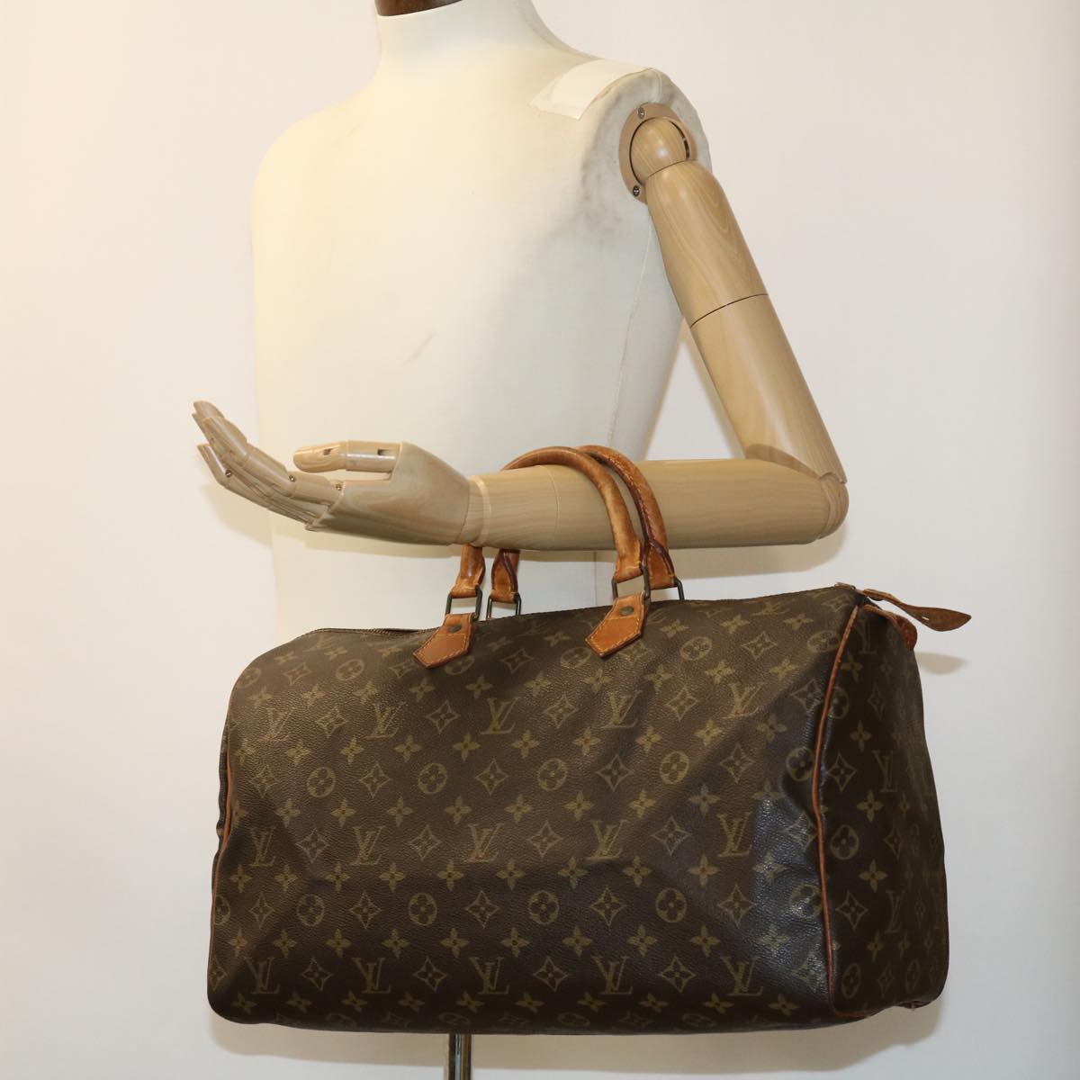 LOUIS VUITTON Monogram Speedy 40 Hand Bag M41522 LV Auth yk5287B