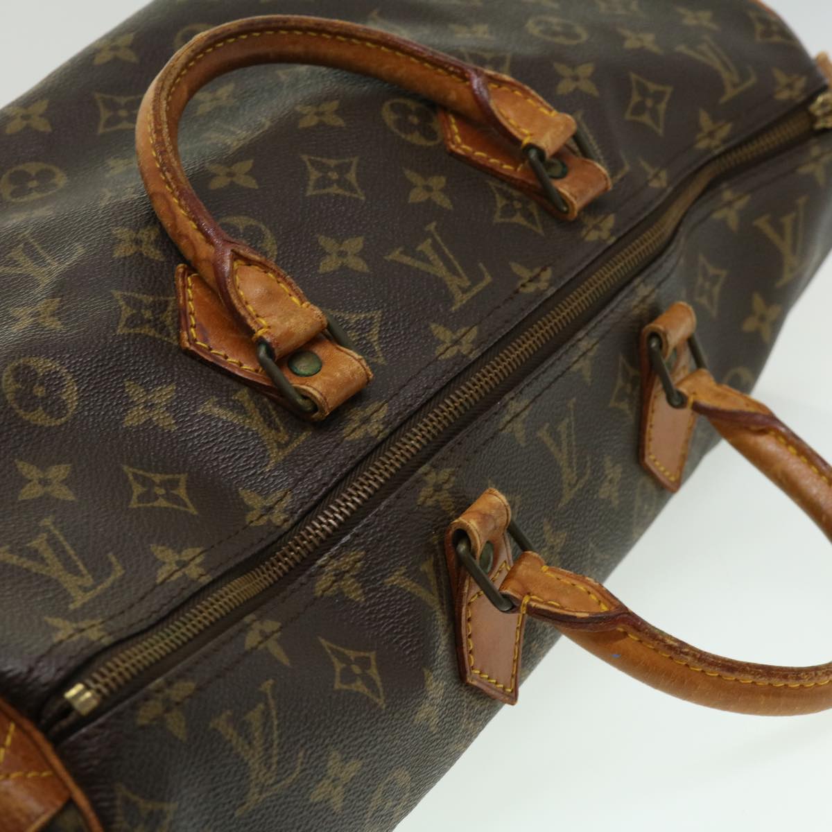 LOUIS VUITTON Monogram Speedy 40 Hand Bag M41522 LV Auth yk5287B