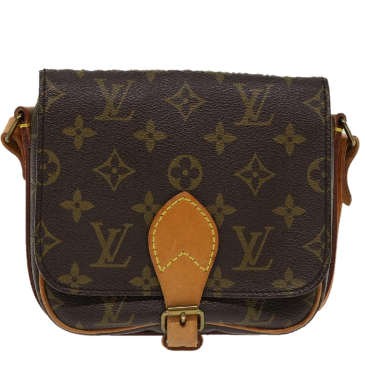 LOUIS VUITTON Monogram Cartouchiere PM Shoulder Bag M51254 LV Auth yk5449